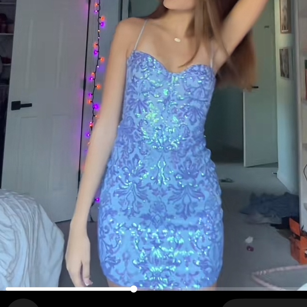 Purple Windsor homecoming dress only worn once
